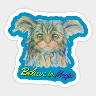 Believe in Magic Cute Forest Spirit Sticker